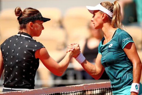 Simona Halep și Lesia Tsurenko // FOTO: Guliver/GettyImages