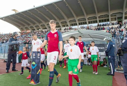 Kristoffer Ajer, 21 de ani, este cel mai înalt fotbalist al gazdelor FOTO: Guliver/GettyImages