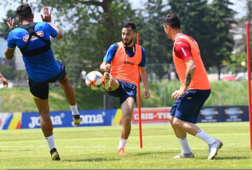 Andrei Ciobanu, la antrenamentele României U21