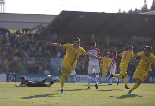 Ianis Hagi a marcat pentru 2-0 în meciul cu Croația U21