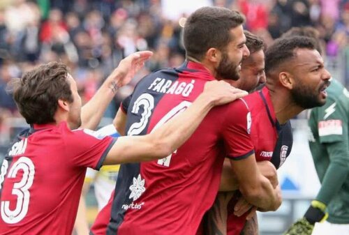 Joao Pedro a marcat unicul gol al meciului Cagliari - Frosinone 1-0