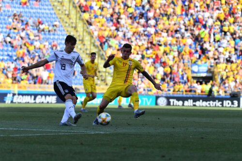 Alex Cicâldău în Germania U21 - România U21 4-2