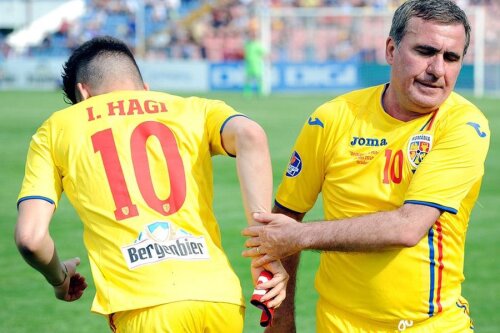 Ianis Hagi și Gică Hagi