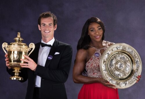 Andy Murray și Serena Williams