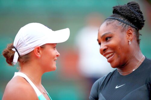 Barty și Serena Williams FOTO: Guliver/GettyImages