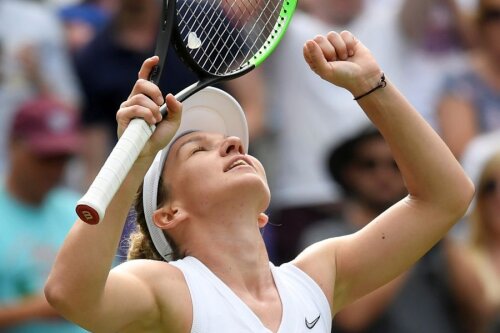 Simona Halep la Wimbledon // FOTO: Reuters