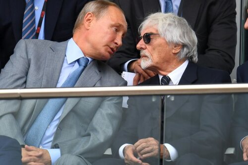 Vladimir Putin și Bernie Ecclestone // FOTO: Guliver/GettyImages