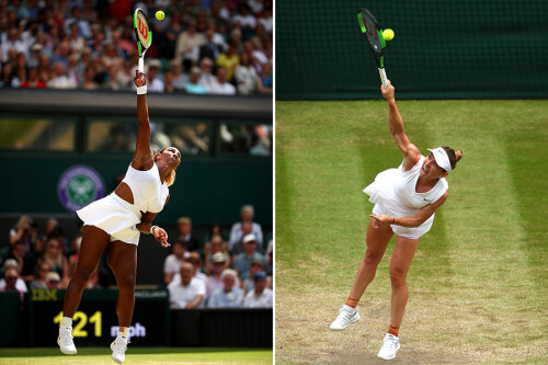 Simona Halep (27 de ani, locul 7 WTA) și Serena Williams (37 de ani, 10 WTA) s-au întâlnit deja de 10 ori, inclusiv pe iarbă