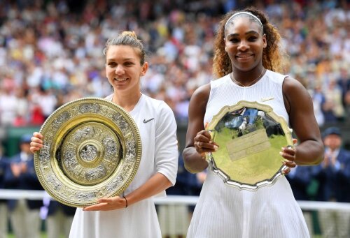 Simona Halep și Serena Williams // FOTO: Raed Krishan