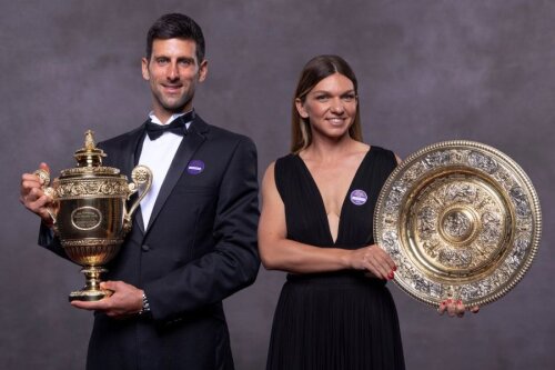 Novak Djokovic și Simona Halep