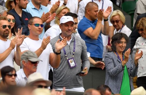 Daniel Dobre, în tribune la Wimbledon