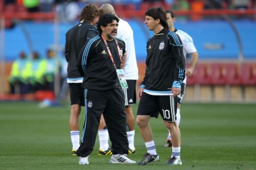 Diego Maradona și Lionel Messi
(foto: Guliver/Getty Images)