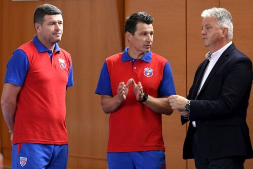 Oprița și Miu (alături de Mocanu) au fost campioni cu Steaua ca jucători, acum au nimerit într-un club nou, conectat la bugetul statului și măcinat de conflicte interne