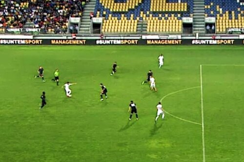 CFR Cluj a înscris golul trei din ofsaid // Captură TV Telekom Sport