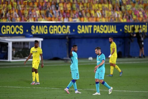 Ansu Fati (centru) a marcat golul patru al Barcelonei contra lui Villarreal // foto: Guliver/gettyimages