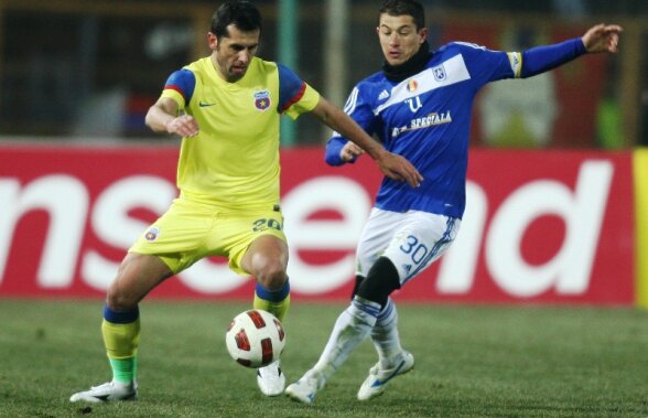 Meci foarte echilibrat între Craiova şi Steaua. Vezi cifrele partidei!