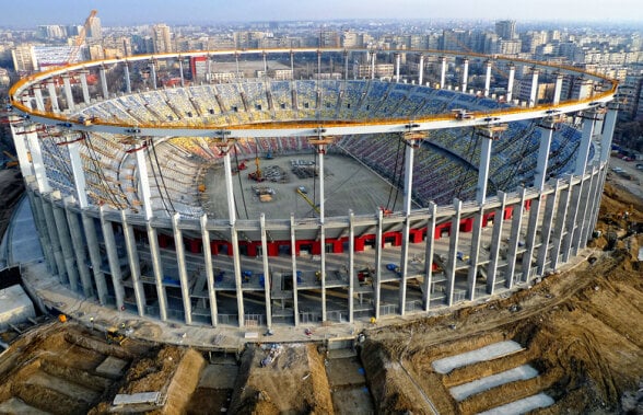 Aşa arată stadionul National Arena cu două luni înainte de termenul fixat pentru finalizare