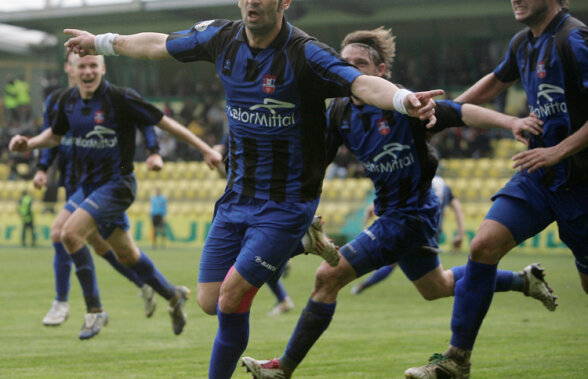 Gol Gabriel Paraschiv. Victoria Brăneşti - Oţelul Galaţi 1-2