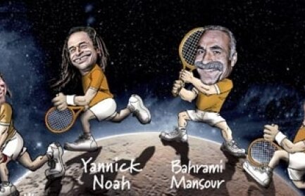 Yannick Noah, Younes El Aynaoui, Ilie Năstase şi Mansour Bahrami vor face show la arenele BNR