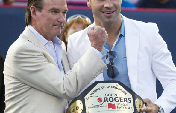 Lucian Bute i-a oferit o centură de box fostului tenisman Jimmy Connors