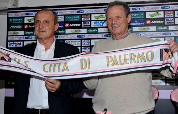 Becali de Sicilia » Zamparini a demis al 16-lea tehnician la Palermo