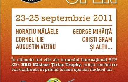 Stars Open 2011: Scena se mută pe terenul de tenis al BRD Năstase Ţiriac Trophy