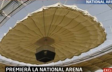 Video&foto Primele teste cu acoperişul retractabil de pe Naţional Arena