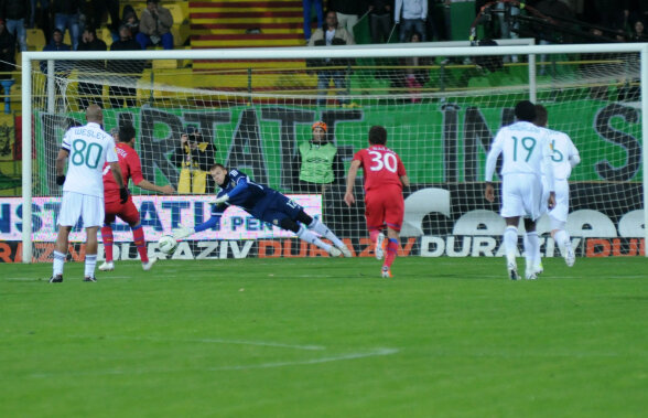 Impotenţă de la 11 metri. Steaua a ratat 3 din 4 penalty-uri