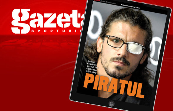 Exclusiv pe iPad şi în ziar. Alarmă la Milan: Gattuso nu mai vede cu ochiul stîng!