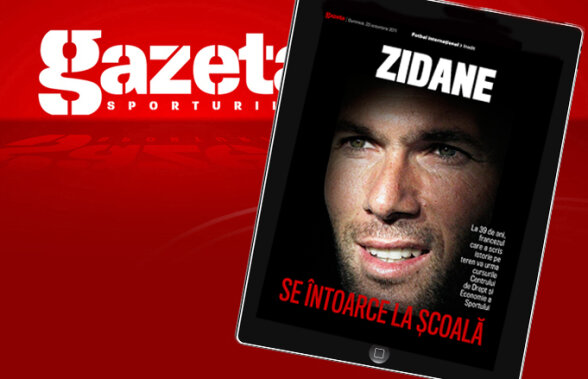 Exclusiv pe iPad. La 39 de ani, Zidane se întoarce la şcoală!