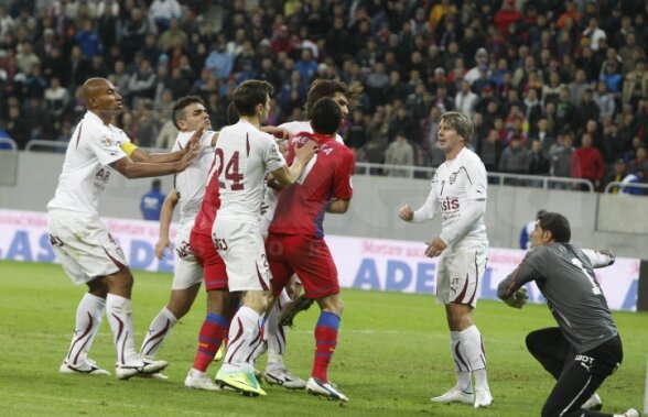 FOTO Steaua putea cîştiga un nou derby la "masa verde" » Rapidul ar fi putut avea 5 eliminaţi