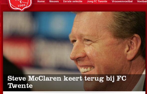 E oficial » Steaua se reîntîlneşte cu Steve McClaren în dubla cu Twente!