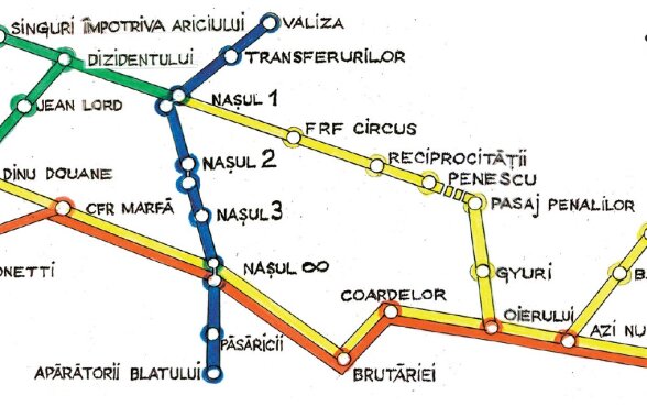 Caricatura zilei pe GSP » Nu-l ignorăm pe Naşu'! GSP a redenumit "cum trebuie" harta Metrorex