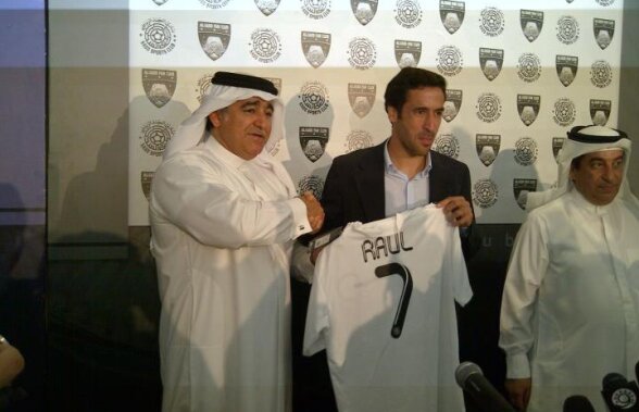 Raul Gonzalez va juca în Qatar. A fost prezentat oficial la Al Sadd