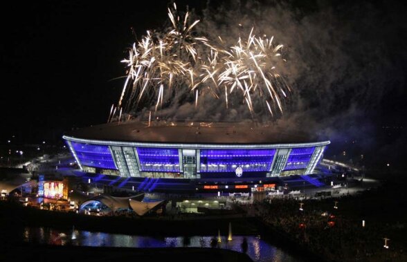 Focuri de artificii pentru Ucraina » Doneţk-ul fierbe în galben-albastru