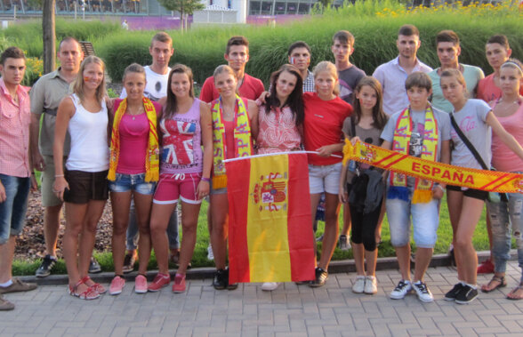 Cu Spania, în semifinale! » Campionii Cupei Coca-Cola au asistat la sfertul de finală al Euro 2012: Spania - Franţa 2-0