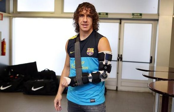 VIDEO Robo-Puyol » Cum arată braţul fundaşului Barcelonei după ultima accidentare