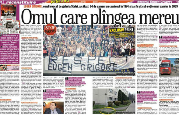 Citeşte doar în ediţia tipărită a Gazetei de azi » Două poveşti în oglindă: Destinul sfîşietor al lui Eugen Grigore şi întîmplările haioase ale lui Ionuţ Luţu