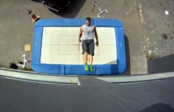 VIDEO Parkour nu mai e la modă » Noua senzaţie din sporturile extreme: trambulina la zid!