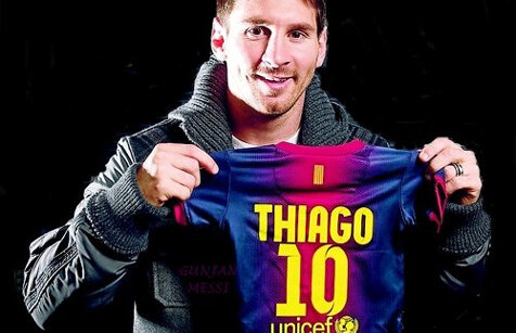 Viaţa lui Messi s-a schimbat după naşterea lui Thiago: "Uit de toate cînd îl văd"