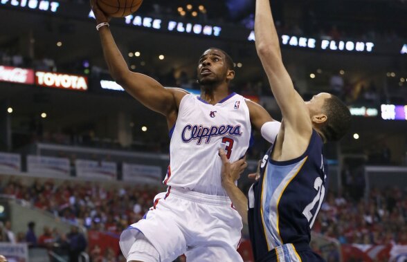 Chris Paul a aruncat la coş speranţele lui Grizzlies » Clippers are 2-0 în faţa lui Memphis