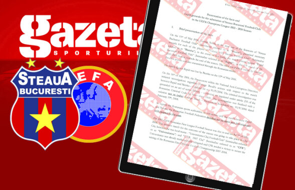 EXCLUSIV » Gazeta vă dezvăluie documentele cu care s-a apărat Steaua la UEFA: "Becali a fost condamnat după un Cod Penal comunist, care va fi înlocuit în 2014!"