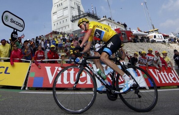 Chris Froome a primit oxigen în vîrful la Mont Ventoux: "Tot nu pot să cred că am cîştigat etapa"