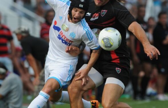 Sar scîntei! » Marseille şi Toulon au făcut spectacol într-un demonstrativ inedit de fotbal-rugby