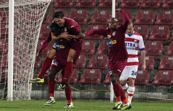 VIDEO A dezgropat bagheta! » CFR Cluj a masacrat Oţelul, 7-2, şi a urcat pe locul 9