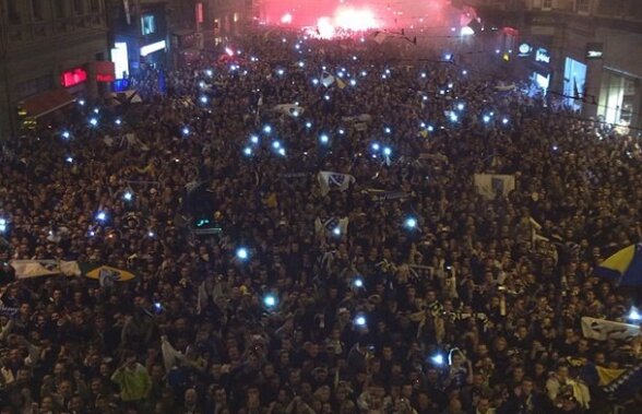 FOTO şi VIDEO Bucurie de nedescris în Bosnia după calificarea la Mondiale » Dzeko a filmat totul şi a postat imaginile pe internet