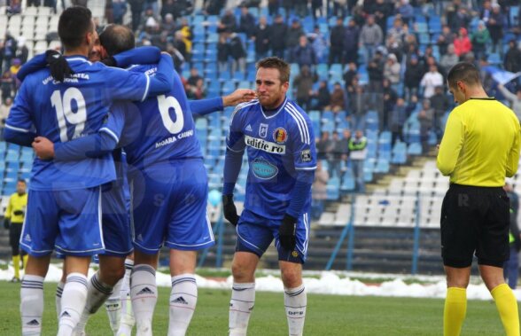 Mai buni şi după reluare » Universitatea Craiova cîştigă cu Motru, 2-0, şi încheie 2013 pe locul 4