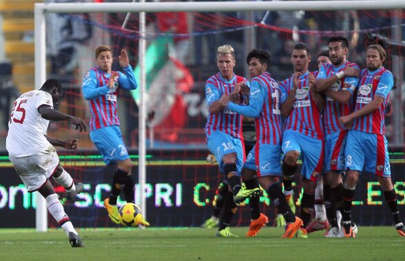 Balotelli, victima unui atac rasist după ce a decis triumful Milanului la Catania, scor 3-1