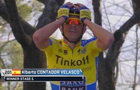 À la Anquetil » Alberto Contador a detonat Tirreno-Adriatico cu o evadare solitară de 35 de kilometri!