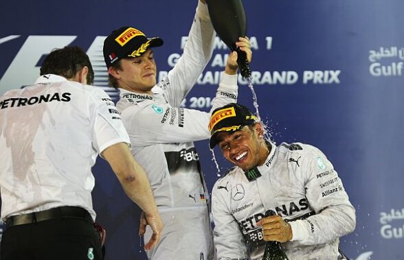 Roată la roată » Lewis Hamilton l-a învins pe colegul Nico Rosberg în Bahrain, după o luptă pînă la final